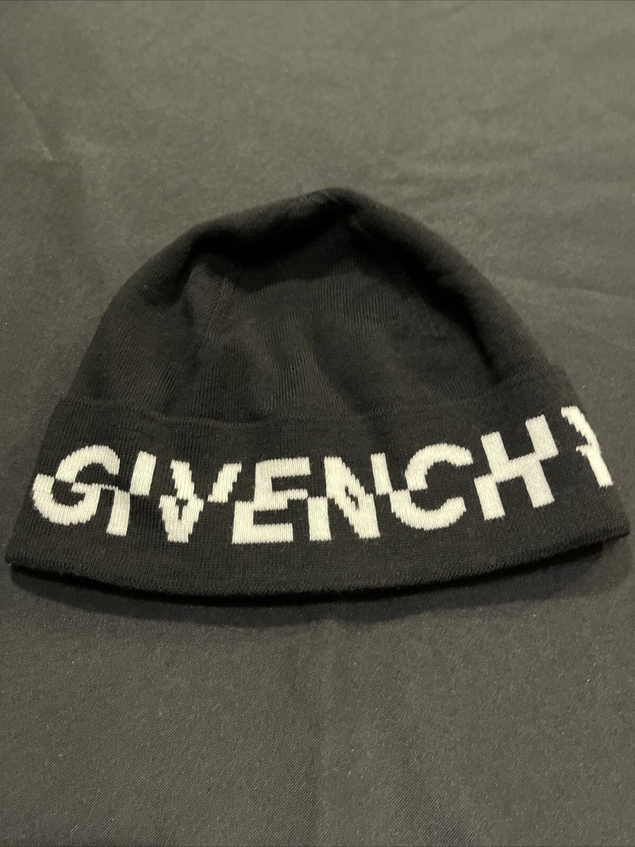 GIVENCHY SKULL CAP SKULLCAP BEANIE CAP HAT WOOL SKULLY ITALY MADE