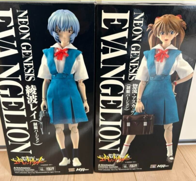 REAL ACTION HEROES 綾波レイ 式波・アスカ 2点セット RAH Real Action Heroes Rei & Asuka School Uniform Figure RAH