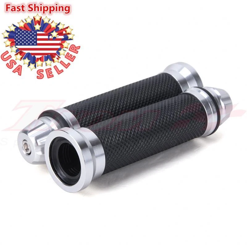 GEL MANILLAR MANILLAR MOTO 7/8" PARA HONDA CBR600RR CBR1000RR PLATA EE. UU. Foto 4 de 4
