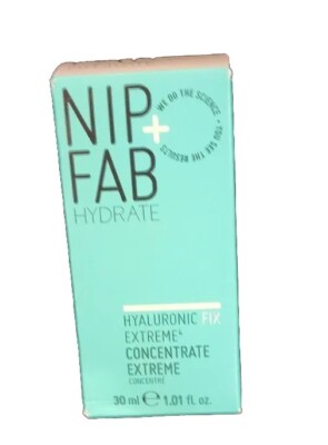 Hydrate Drops 30ml Nip FabFull Sized Hyaluronic Fix Extreme Concentrate 1oz 