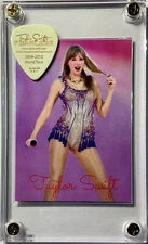 ✨💫 Taylor Swift trading card/authentic “Fearless” tour guitar pick display! 💫✨
