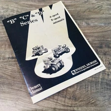 Wheel Horse C-101 C-121 C-141 Garden Tractor Lawn Mower Operators Owners Manual