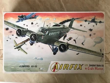 Airfix 1/72 Scale Junkers JU-52 Model Kit by Craft Master No. 1507-150, New