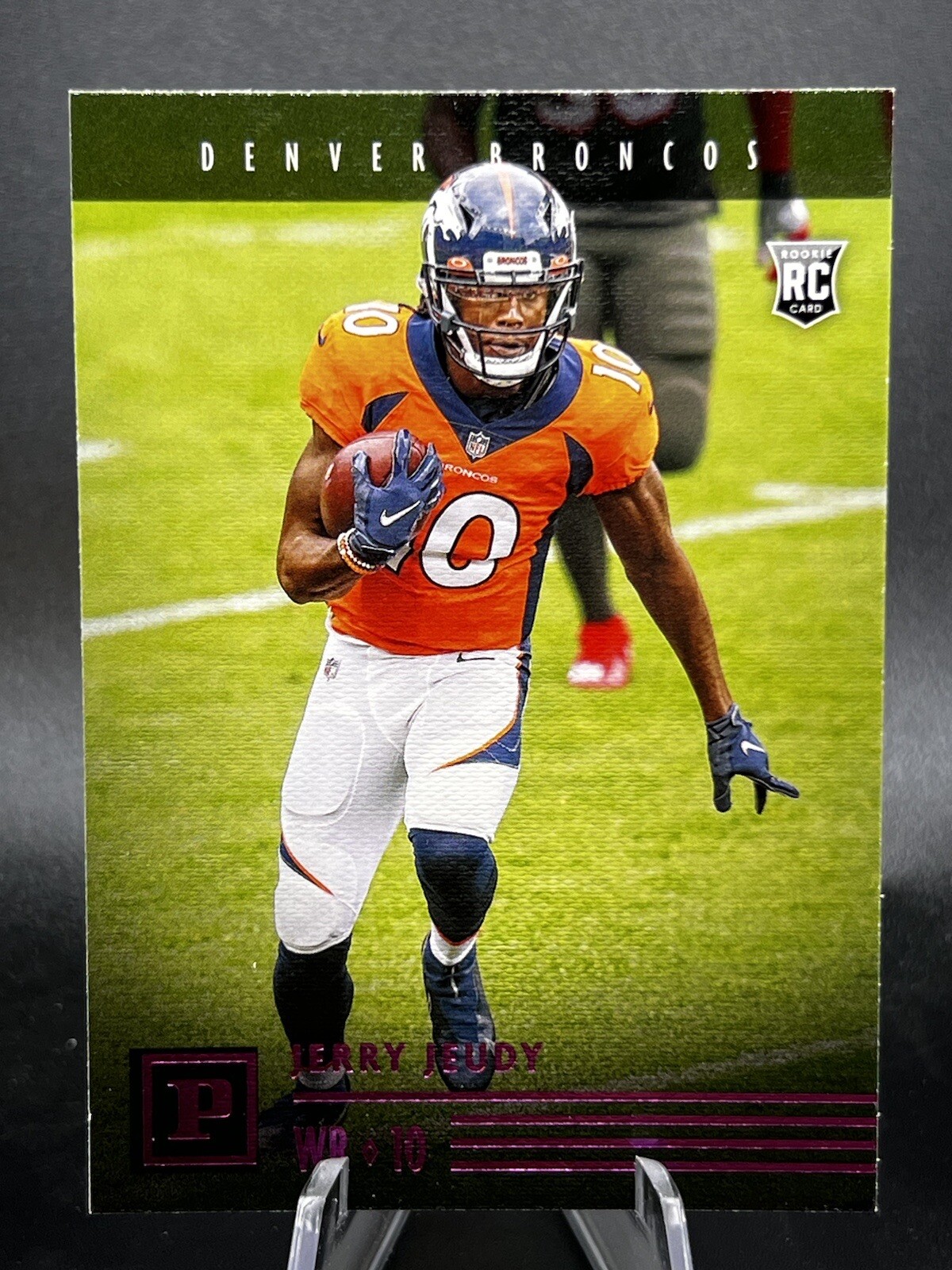 2020 Panini Chronicles Pink Jerry Jeudy Rookie Denver Broncos #PA-15