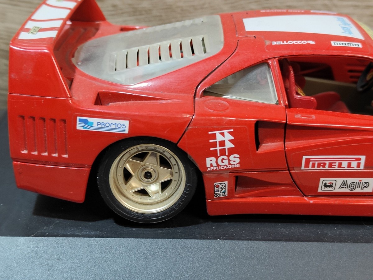 Burago 1987 Ferrari F40 - Red - Diecast - 1:18 Scale Model Car | eBay