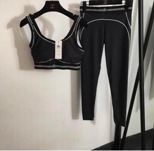 NWT AIo Yoga Women's Airbrush Heart Throb Bra 7/8 High-Waist Legging Set XS