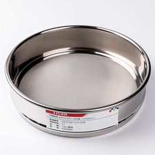 10x4.5cm 2300 Mesh 304 Stainless Steel Lab Economy Test Sieve Wire Cloth