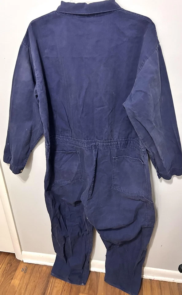 Vtg Universal Overall Chicago Stone Cutter Sanforized Union Made Coveralls Sz 54 - Image 3 of 4