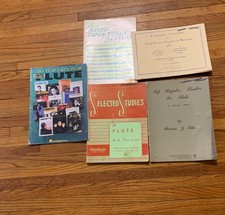 Flute Methods / Music Books / Irish Dance Tunes Top Hits Taffanel Lot Of 5