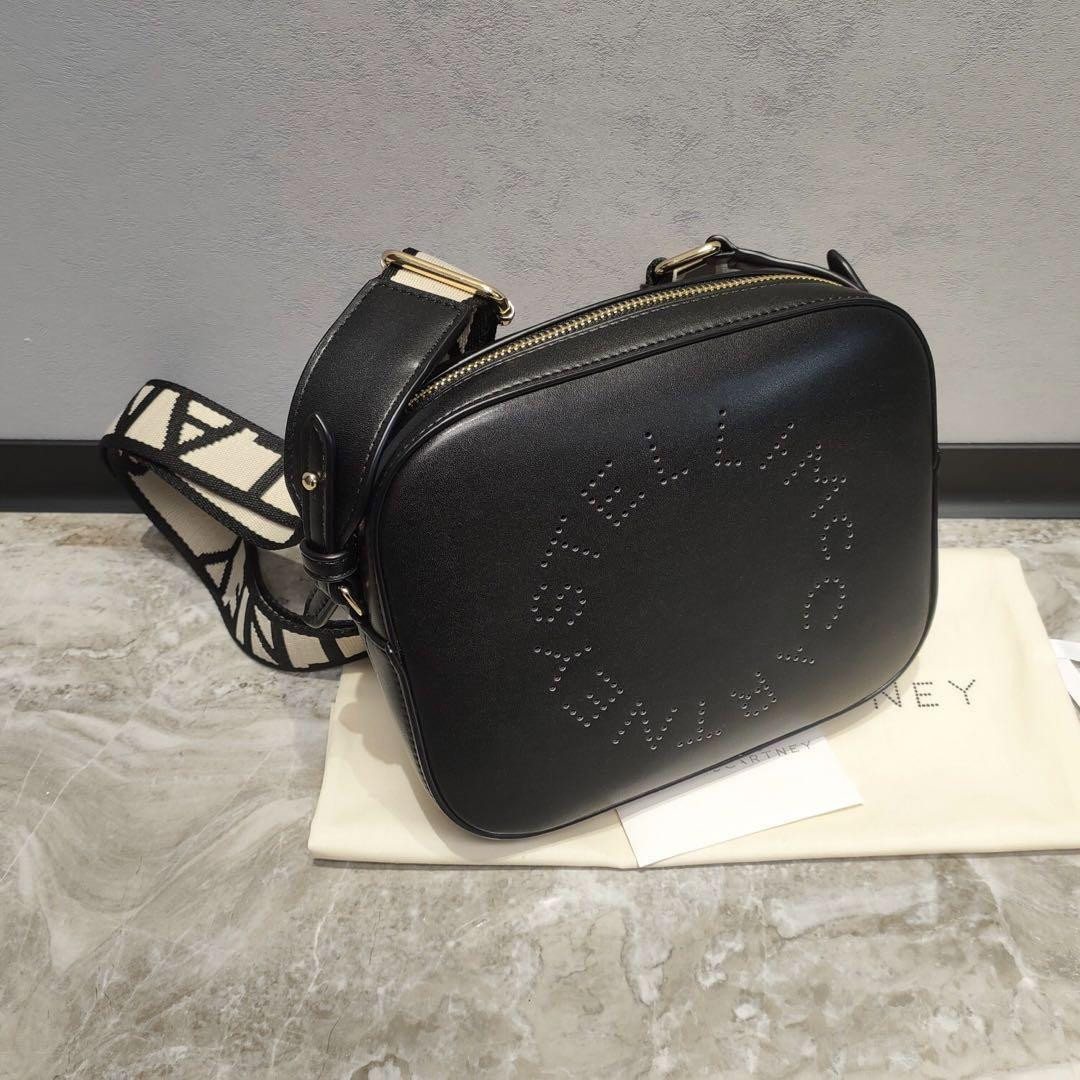 Stella McCartney Logo Crossbody Bag Shoulder Bag Black