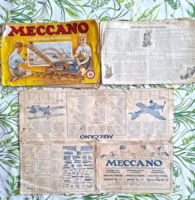 Constructor Flugzeuge mehrsprachige Anleitung und Handbücher in Französisch für Set 5 9