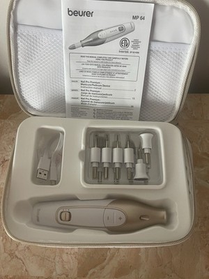 Beurer Nail Pro Premium MP64 Nail Drill Kit, Cordless Electric Nail File Set
