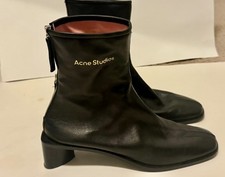 Acne Studios stivaletti in pelle con tacco quadrato EU 36