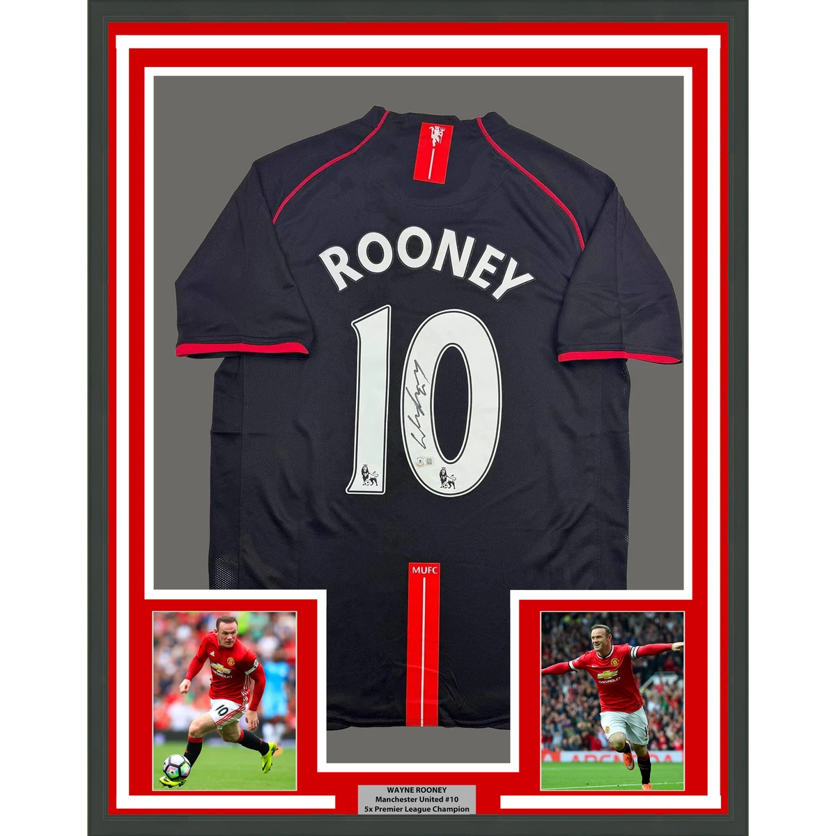 Preços baixos em Wayne rooney Futebol Camisas Original Autografada
