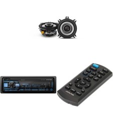 Alpine UTE-73BT, RUE-4360 Remote with 1 Pair Alpine S2-S40 Type S 4" Coax Spe...