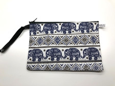 Unbranded Makeup Bag Pouch Cosmetic Elephant Zip Multicolor Elephant Thailand