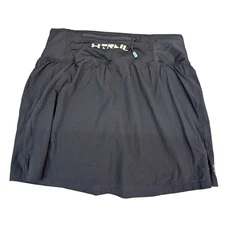Under Armour Running Skort Women's Size S/M Black Fitted Speed Pocket Pickleball