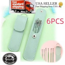 6PCS Ear Pick Cleaning Set Spiral Ear Wax Remover Cleaner Curette Kit