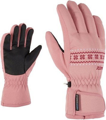 Ziener Alpine Junior Kids Ski Gloves LAILLA-Z AS rose