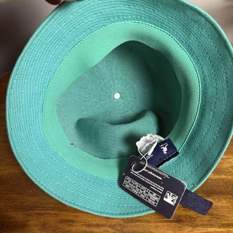 Brand New Kids KANGOL Tropic Casual  Bucket Hat Size Kids Small 1804KK Green - Image 3 of 4