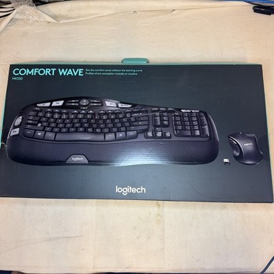 Logitech Comfort Wave MK550 Wireless Keyboard & Mouse Combo