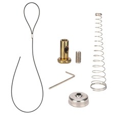 1 Piece Gate Latch Cable Pull, Stainless Steel Spring Loaded Latch Kit for Ou...