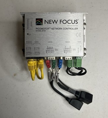 New Focus Picomotor Network Controller 8750 w/ (2) 8753 Drivers Stacked Optical