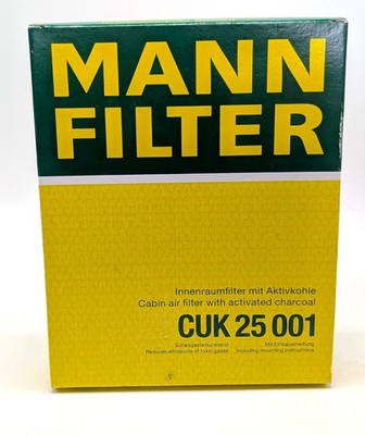 Mann Filter CUK25001 BMW Cabin Air Filter Activated Charcoal OEM Germany