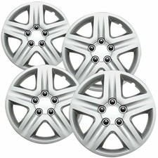 Set Of 4 Hubcaps 16 Inch Silver Abs Wheel Covers For 2006 - 2011 Chevy Impala