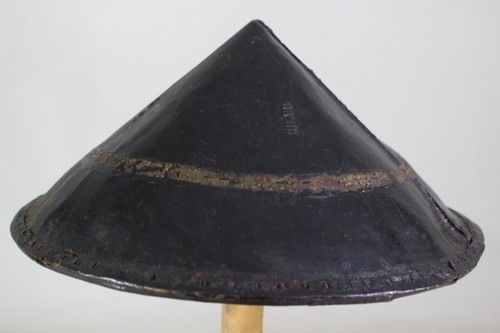 JINGASA of YOROI (armor) : EDO : 13.8 × 13.8 × 5.5 " 360g - Picture 2 of 8