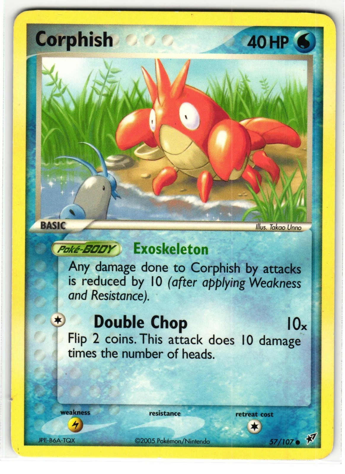 CORPHISH 57/107 DEOXYS ENGLISH POKEMON TCG