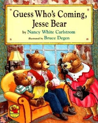 Guess Who's Coming, Jesse Bear - Hardcover By Carlstrom, Nancy White - GOOD