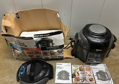 #ad Ninja OP302 Foodi 9 in 1 Pro Tendercrisp Pressure Cooker Air Fryer 6.5 Qt W Lid $75.00
