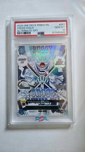 Cross Guild Alternate Art OP09-057 PSA 10 GEM MINT PRB02 One Piece Card Game