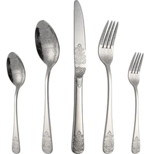 Silverware Set 20 Pcs Stainless Steel Flatware Cutlery Set for Kitchen Dining...