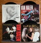 Van Halen David Lee Roth US lot 45s vinyl record singles Picture Sleeve Jump + 3