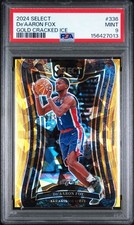 2024-25 Panini Select - Mezzanine Deaaron Fox 336 Gold Prizm 10