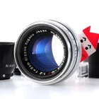 Nikon NIKKOR-H.C 5cm 50mm F2 S Mount MF Prime Lens from Japan [Excellent]