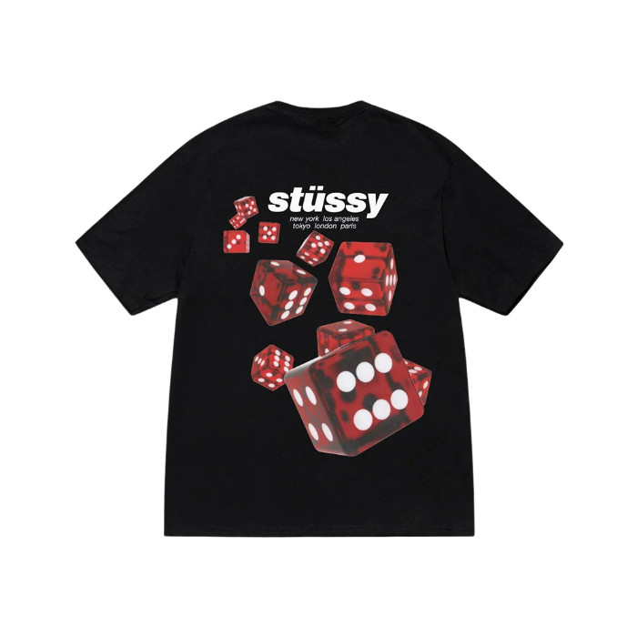 Stussy Black Rollers T-Shirt