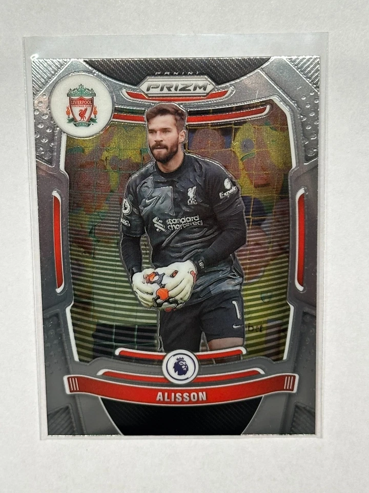 2021-22 Panini Prizm Premier League - Alisson Becker #77 Silver Prizm Liverpool - Image 3 of 4