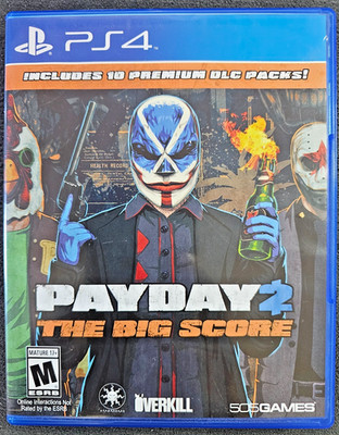 PAYDAY 2: THE BIG SCORE - 10 Premium  DLC Packs - PlayStation 4 - PS4 Video Game