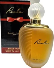 rumba eau de toilette 3.3oz spray balenciaga scuffed bottle & box