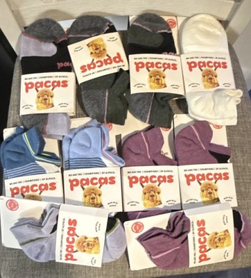 Pacas Alpaca Women s No show Performance Socks Multicolor Solid 10 Pairs