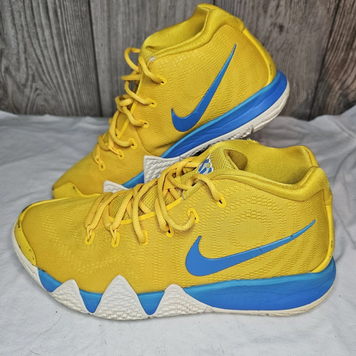 Nike Kyrie 4 Kix (GS) 2018- SZ 6.5Y Yellow, White, Blue (BV7792-700) Nike Kyrie 6 White for sale | Authenticity Guarantee  main image 2