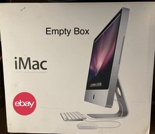 Apple iMac 24" - MB418LL/A - Empty Box w/ Inserts - USED - Very Good Condition 