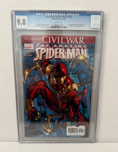 The Amazing Spider-Man #529 (Marvel Comics) - 1st Iron Spidey suit - CGC 9.8