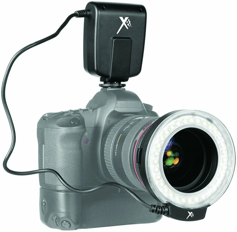 Xit XTLMRUN Pro Series Universal 2-In-1 LED Macro Ring Light (Black) - Image 3 of 3