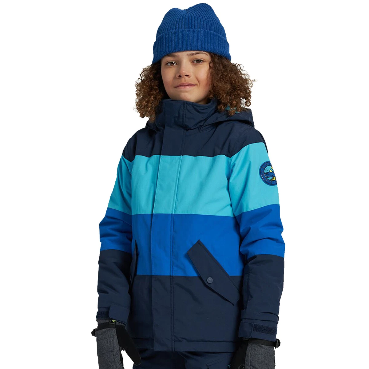 Burton Boys Symbol Giacca Kinder Snowboardjacke da Sci Invernale Bambini