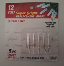 12 Volt Clear Or 12 Volt Multi Replacement Light Bulbs For Indoor Or Outdoors