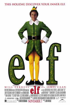 ELF Movie POSTER PRINT 27x40 Will Farrell Ed Asner Patrick Baynham